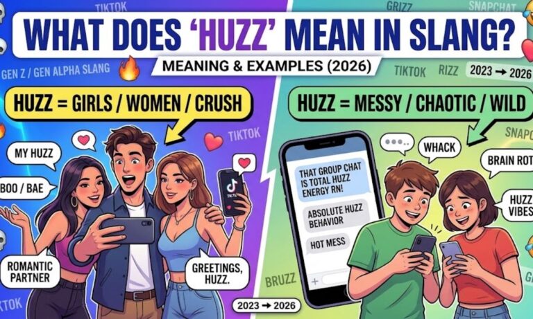 HUZZ MEAN IN SLANG