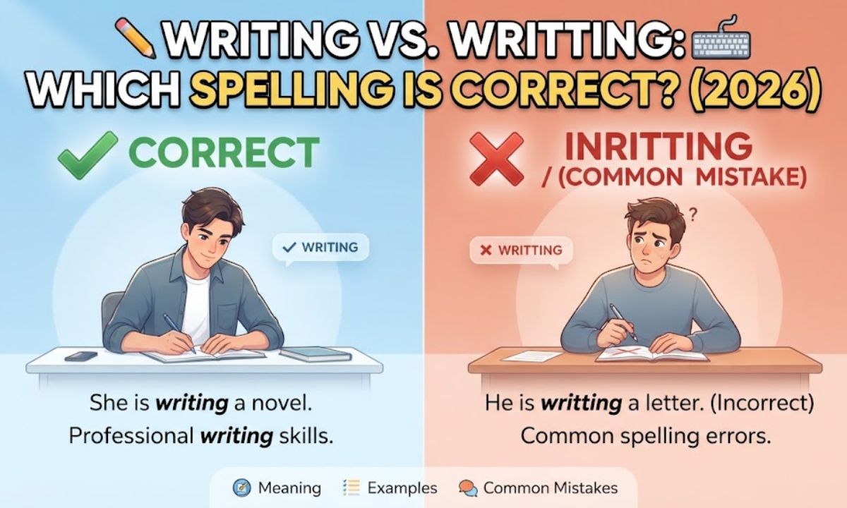 WRITING VS WRITTING