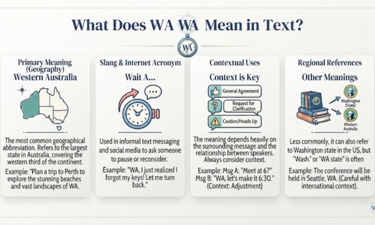 WA MEANING IN TEXT