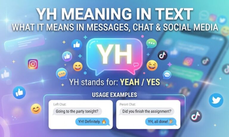 YH MEANING IN TEXT