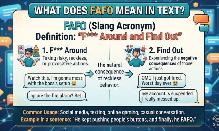 FAFO MEAN IN TEXT