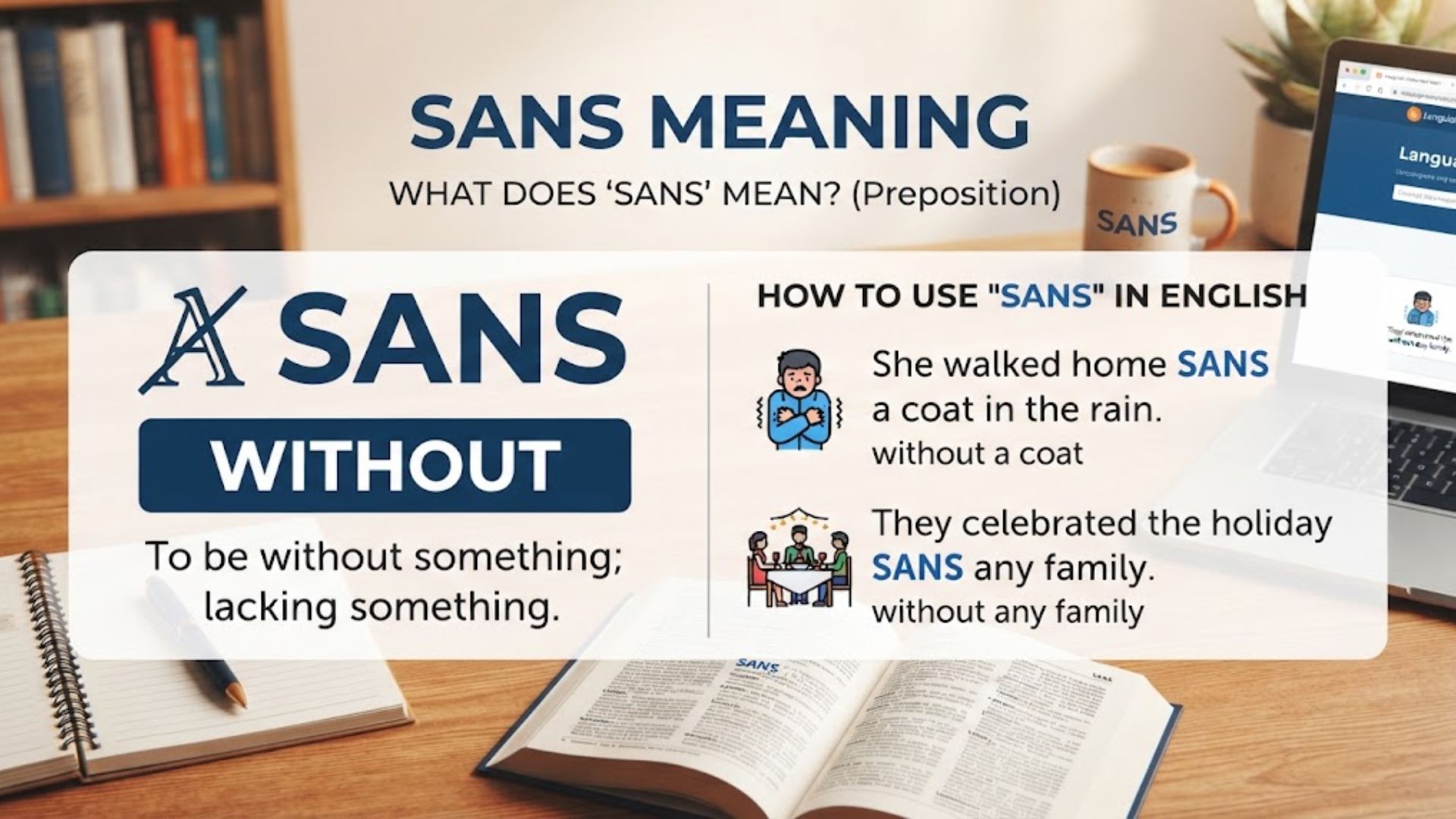 SANS MEANING
